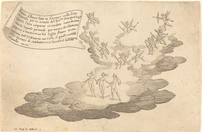 Das Floß der Liebe von Jacques Callot