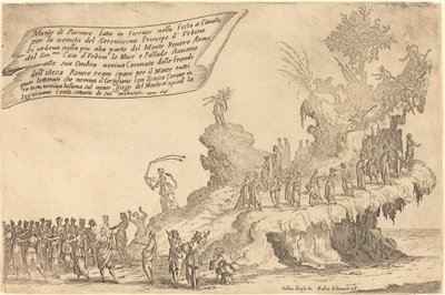 Das Floß des Berges Parnassus von Jacques Callot