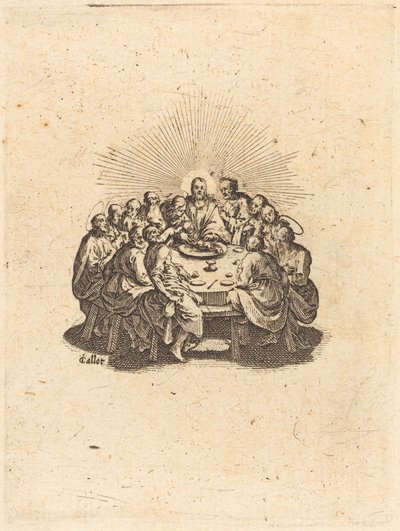 Das letzte Abendmahl von Jacques Callot