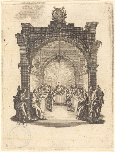 Das letzte Abendmahl von Jacques Callot
