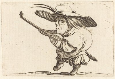 Der Lautenspieler von Jacques Callot