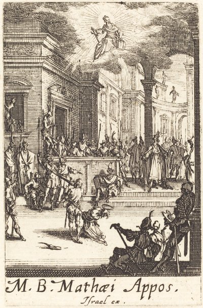 Das Martyrium des Heiligen Matthäus von Jacques Callot