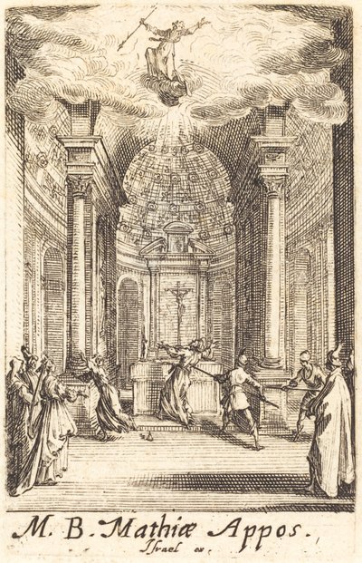 Das Martyrium des Heiligen Matthias, um 1634-1635 von Jacques Callot