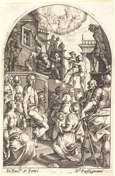 Das Martyrium des Heiligen Petrus von Jacques Callot