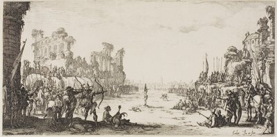 Das Martyrium des Heiligen Sebastian von Jacques Callot