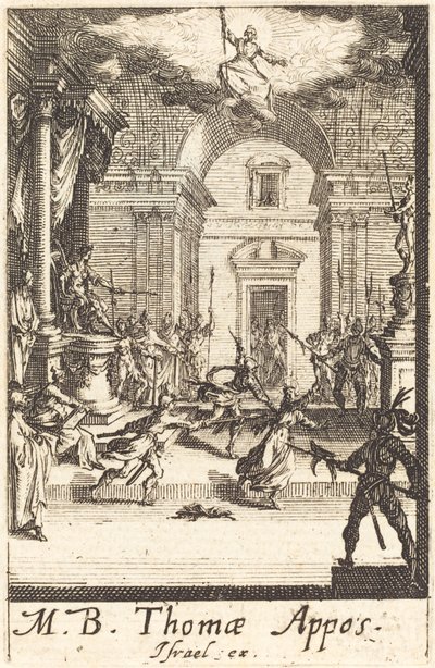 Das Martyrium des Heiligen Thomas von Jacques Callot