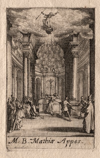Das Martyrium der Apostel: St. Matthias von Jacques Callot