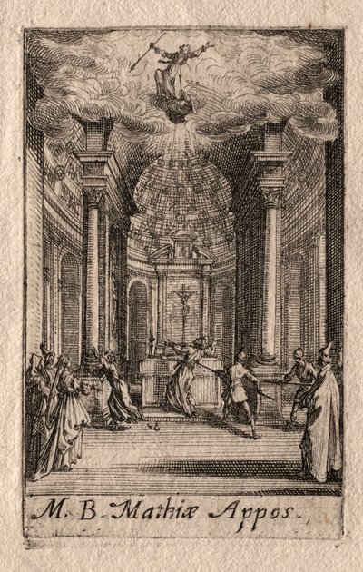 Das Martyrium der Apostel: St. Matthias von Jacques Callot