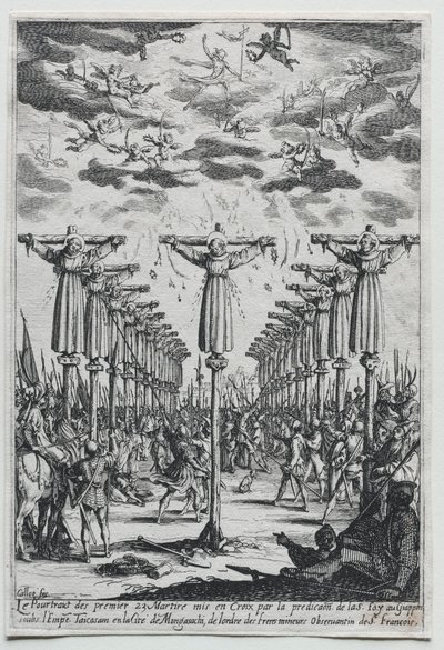 Die Märtyrer von Japan, 17. Jahrhundert von Jacques Callot