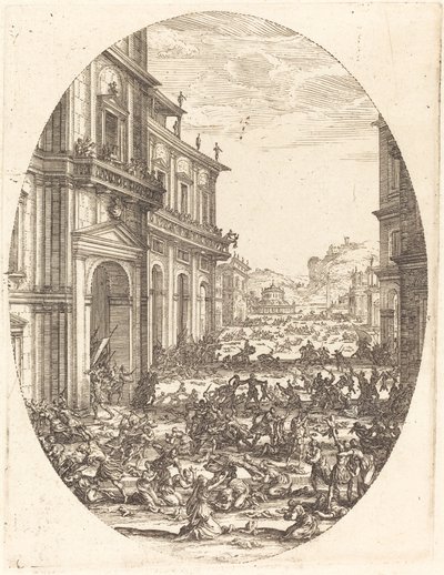 Das Massaker der Unschuldigen von Jacques Callot
