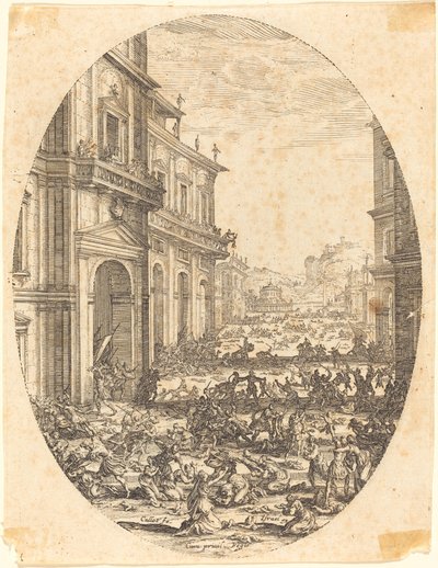 Der Kindermord von Bethlehem von Jacques Callot