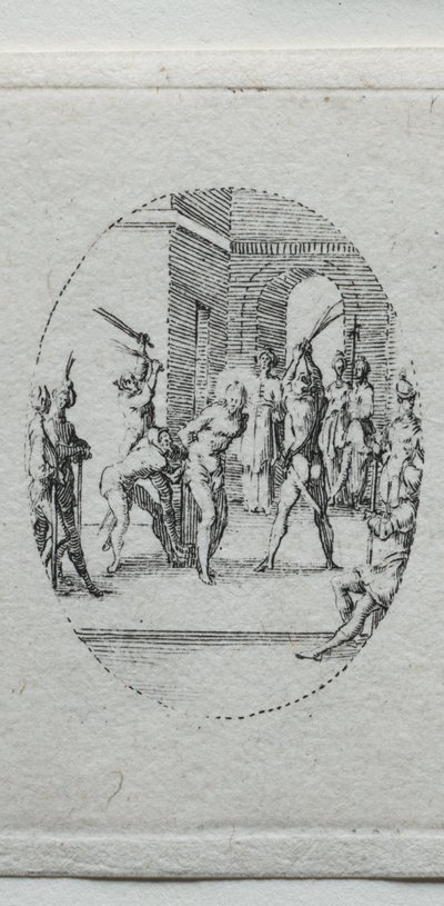 Die Geheimnisse der Passion: Die Geißelung von Jacques Callot