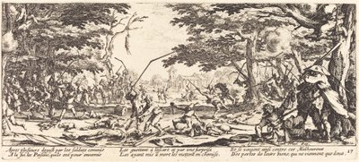 Die Bauern rächen sich, ca. 1633 von Jacques Callot