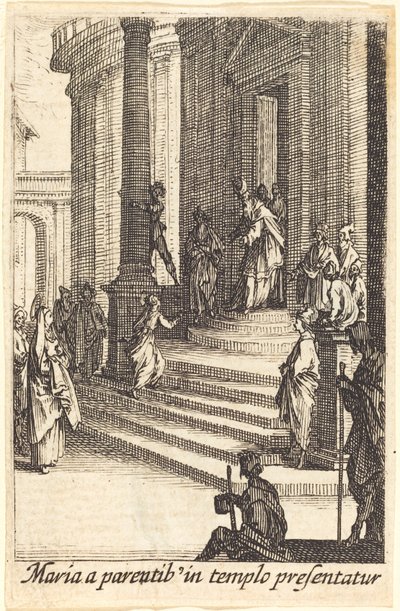 Die Darstellung der Jungfrau von Jacques Callot