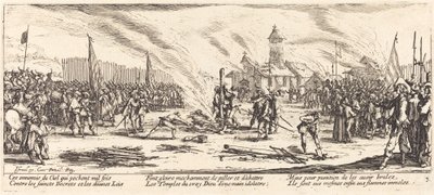 Der Pfahl, ca. 1633 von Jacques Callot