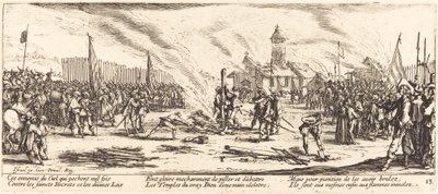 Der Pfahl, um 1633 von Jacques Callot