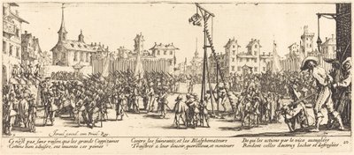 Die Strappado von Jacques Callot