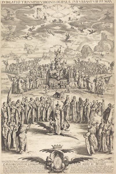 Der Triumph der Jungfrau von Jacques Callot
