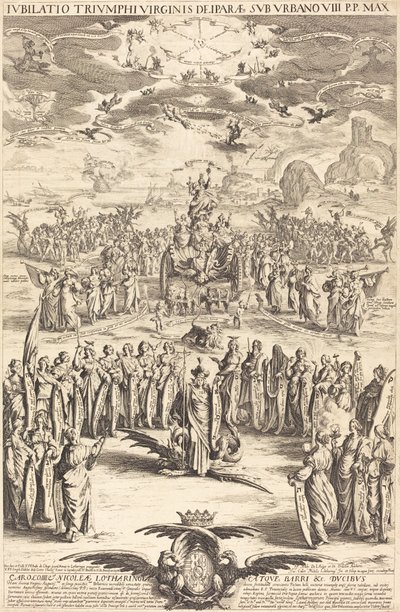 Der Triumph der Jungfrau von Jacques Callot