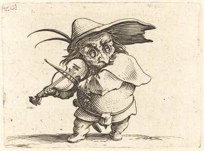 Der Geigenspieler von Jacques Callot