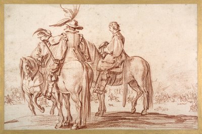 Drei Reiter von Jacques Callot