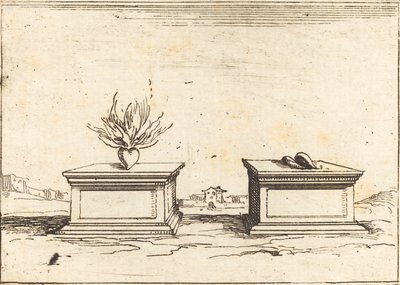 Zwei Herzen von Jacques Callot