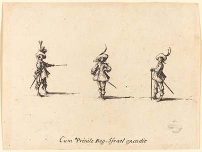 Unbewaffnete Übung von Jacques Callot
