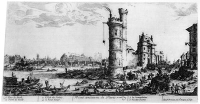 Alte Ansicht von Paris, ca. 1615-1635, 1924 von Jacques Callot