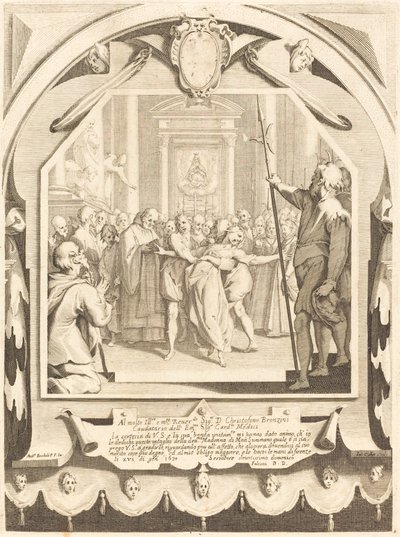 Die Besessenen von Jacques Callot after Andrea Boscoli