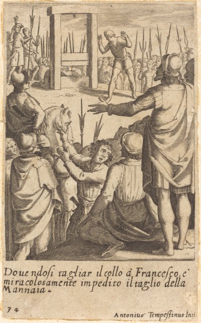 Francesco von Jacques Callot after Antonio Tempesta