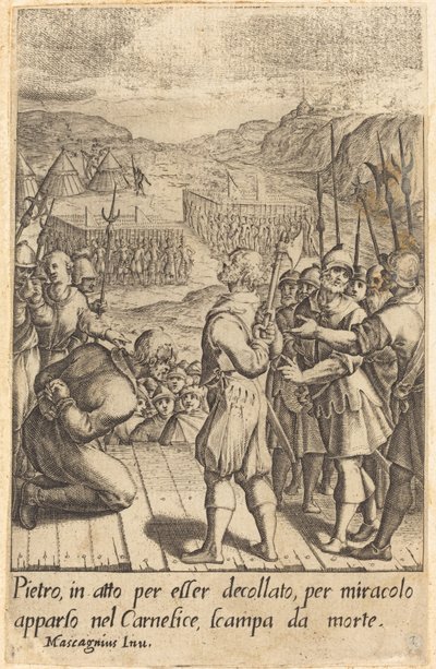 Der Henker von Jacques Callot after Donato Mascagni