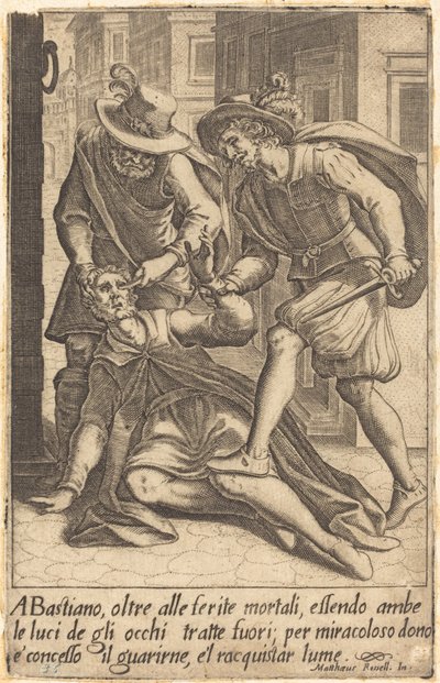 Bastiano von Jacques Callot after Matteo Rosselli