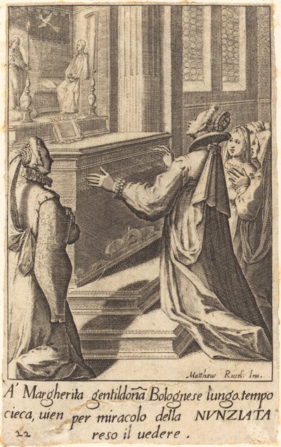 Margherita von Jacques Callot after Matteo Rosselli