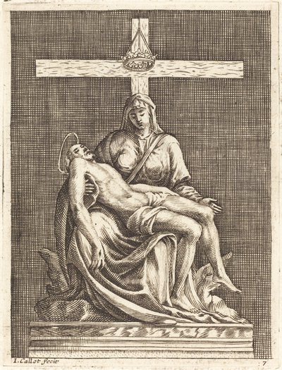 Pietà von Jacques Callot after Michelangelo