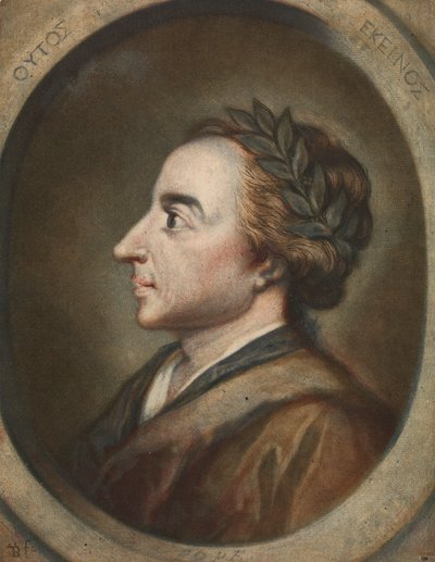 Alexander Pope, Dichter 1744 von Jacques Christophe Le Blon