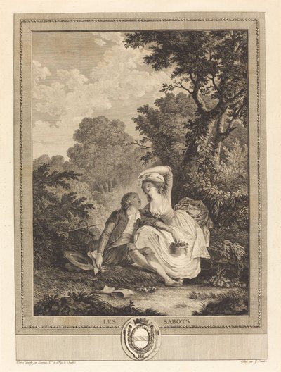 Die Holzschuhe von Jacques Couché after Nicolas Lavreince