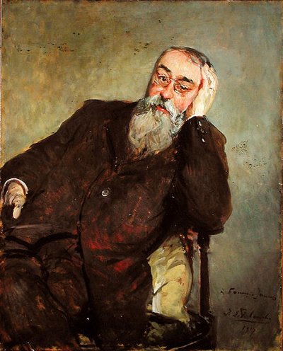 Francis Jammes (1868-1938) von Jacques Emile Blanche