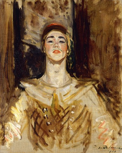 Nijinsky in Les Orientales, 1912 von Jacques Emile Blanche
