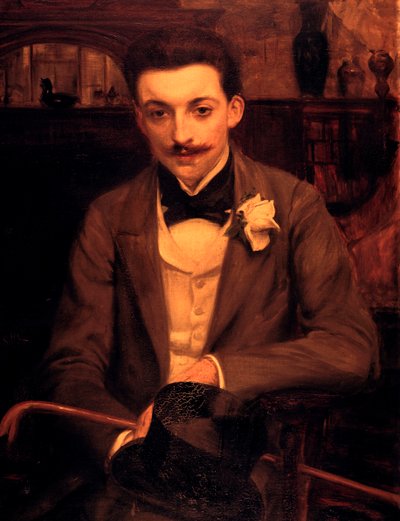 Porträt von P. Louys, ca. 1861-1942 von Jacques Emile Blanche