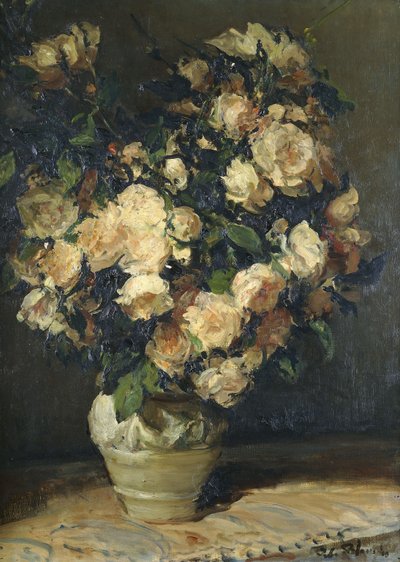 Rosen in einer Vase von Jacques Emile Blanche