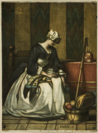 Die Gobelinweberin von Jacques Fabien Gautier d