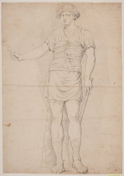 Stehender Krieger von Jacques Francois Joseph Saly