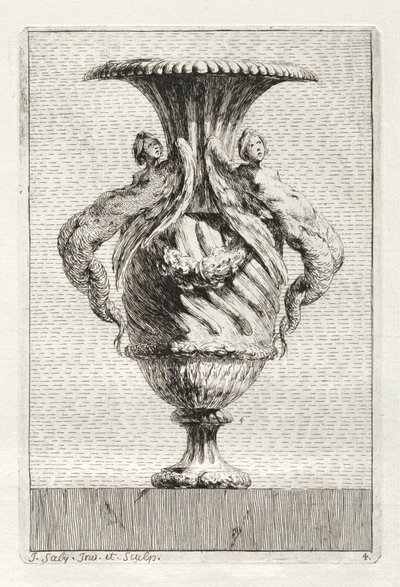 Vasenserie: Tafel 4 von Jacques François Saly