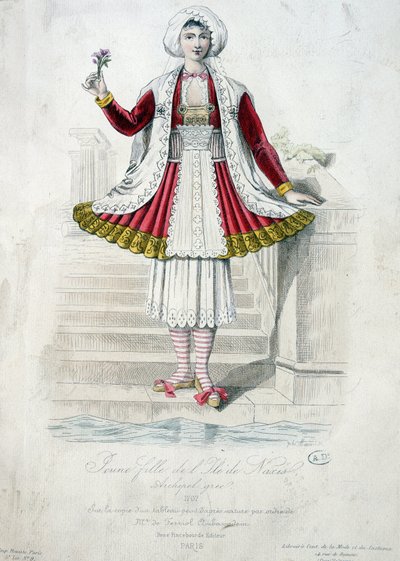 Mädchen von der Insel Naxos von Jacques Grasset de Saint Sauveur