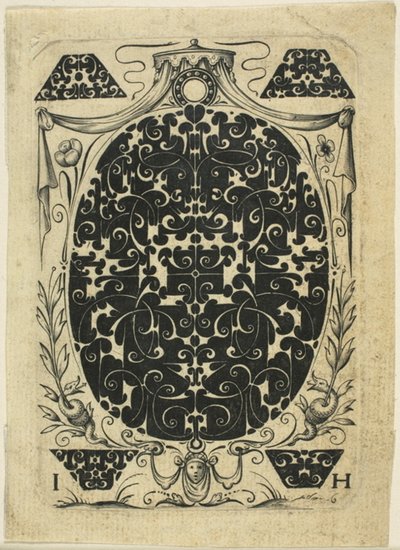 Ornamentale Platte II von Jacques Hurtu