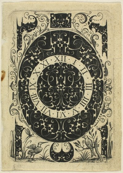 Ornamentale Platte I von Jacques Hurtu