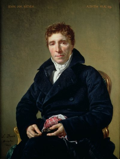Emmanuel Joseph Sieyes (1748-1836) 1817 von Jacques Louis David