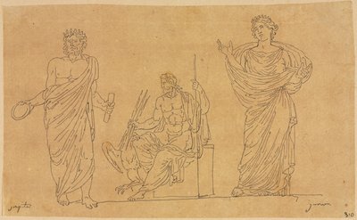 Götter und Göttinnen von Jacques Louis David