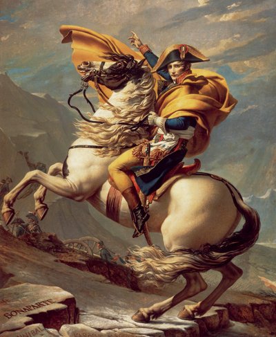 Napoleon überquert die Alpen von Jacques Louis David