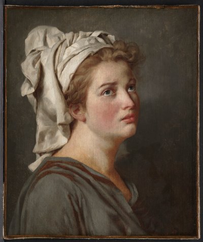 Junge Frau mit Turban von Jacques Louis David